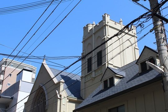 フロインドリーブ本店 旧神戸ユニオン教会 近代建築を訪ねて 近代建築 近代化遺産 レトロな建物